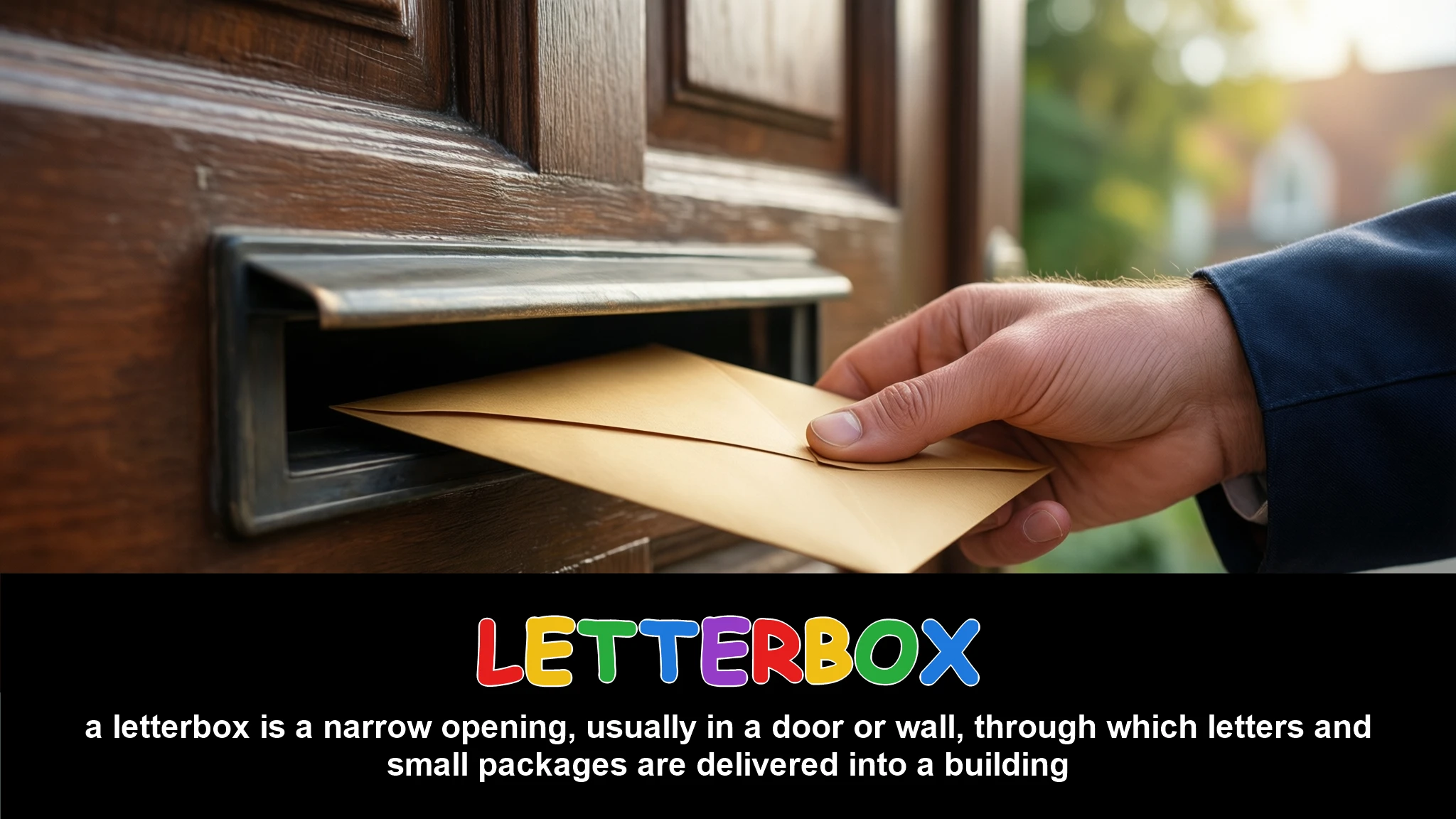 English Illustration for letterbox